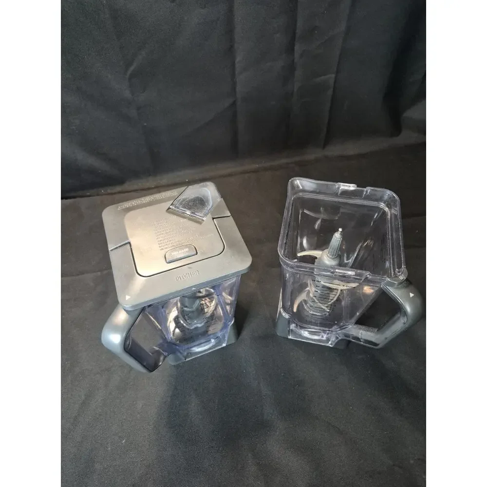 2 Ninja Blender 72 oz 9 Cup Pitcher Jar with 1 Lid and 2 Blades.